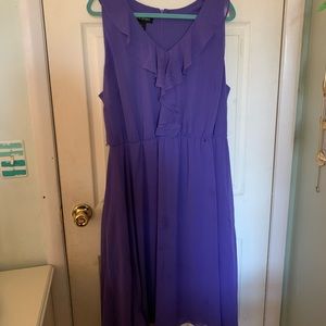 Lane Bryant purple spring dress